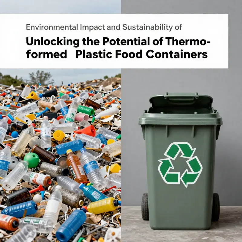 Versatile thermoformed plastic food containers filled with diverse food items.