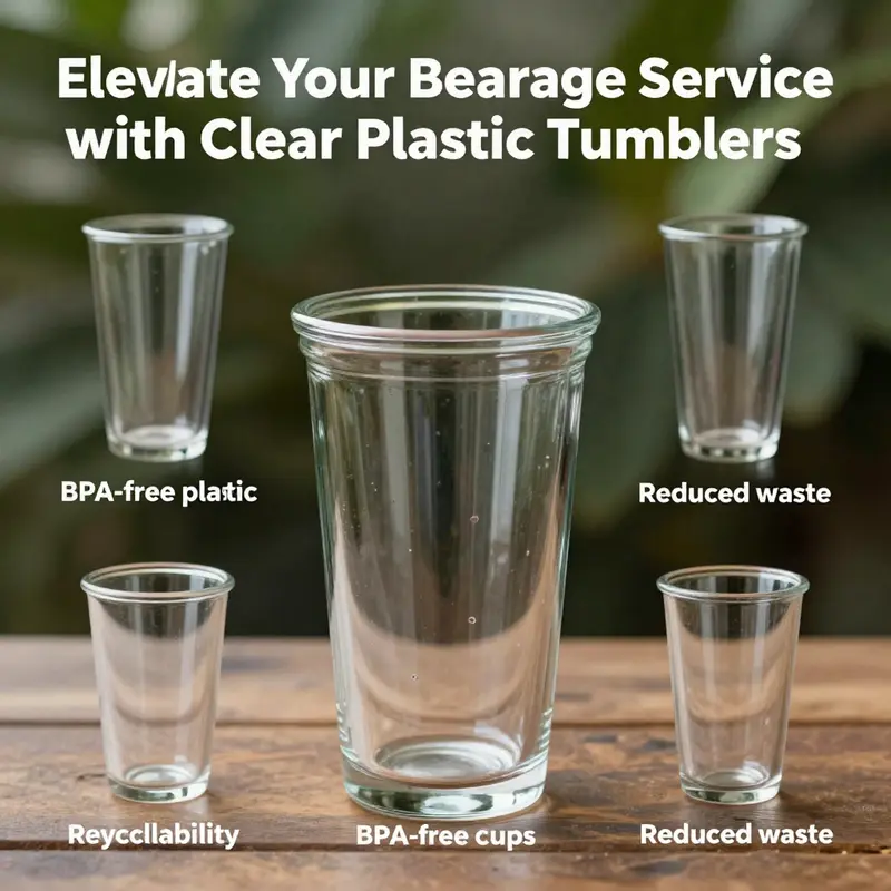 Showcasing innovative designs of clear plastic tumblers, highlighting functionality and aesthetic appeal.