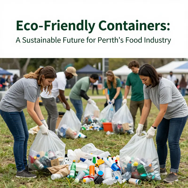 An array of sustainable food containers ready for eco-conscious eateries.