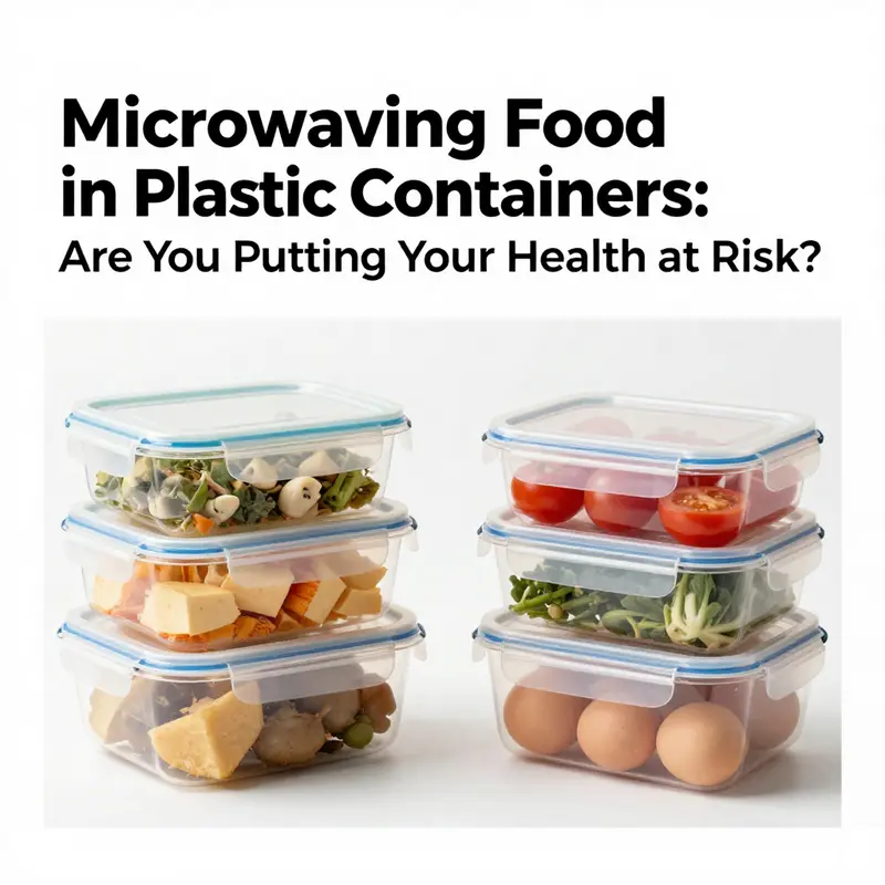 Understanding the health risks posed by microwaving food in plastic containers.