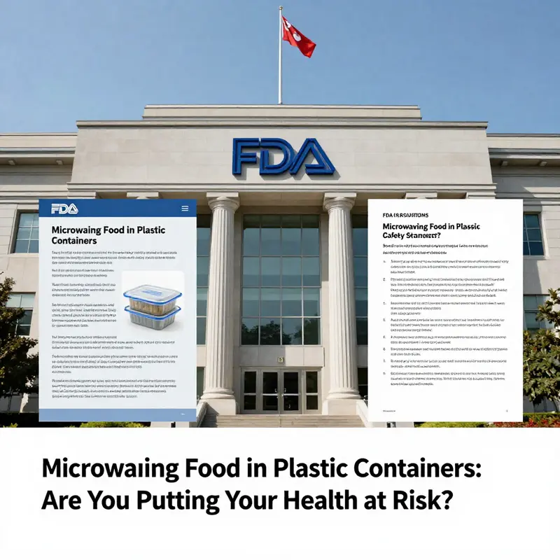 Understanding the health risks posed by microwaving food in plastic containers.