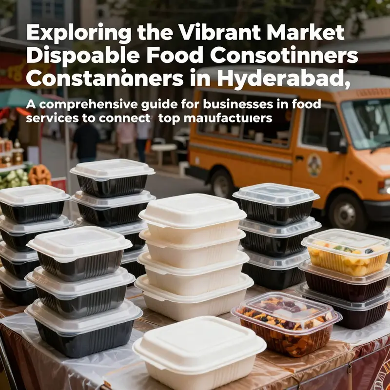 A collage of different types of disposable food containers displayed in restaurants and food trucks, showcasing their variety.