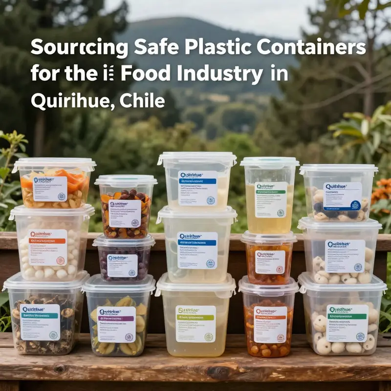 An insightful look at food-safe plastic containers available in Quirihue.