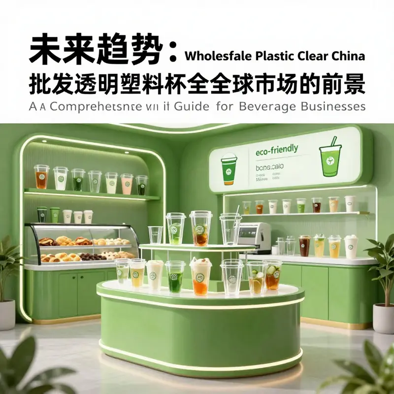 Vibrant marketplace showcasing a variety of wholesale plastic clear cups, reflecting the robust demand in China.