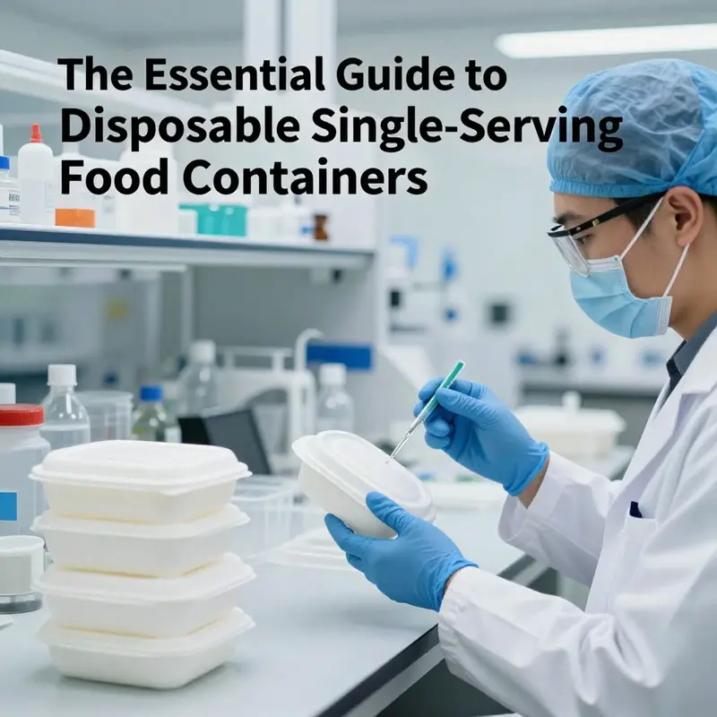 A variety of disposable food containers showcasing different materials like plastic, foam, and pulp.