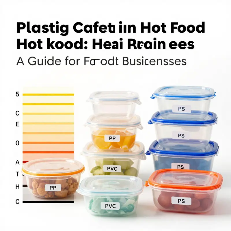 Plastic food container with hot contents, exemplifying the risks of chemical release.