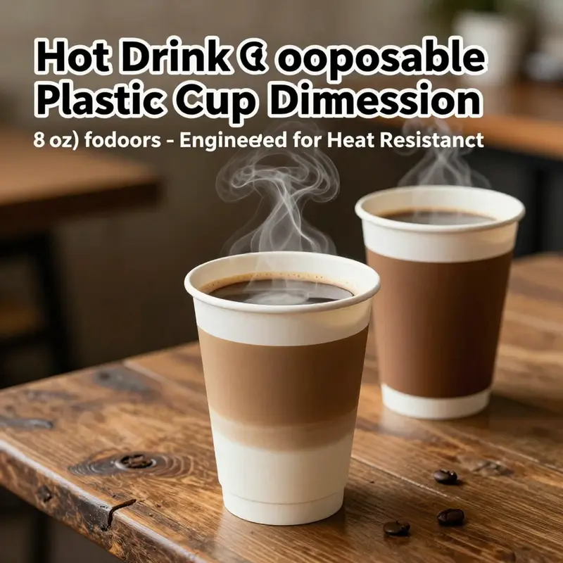 Small 8 oz cups perfect for various drinks including water and coffee, showcasing their versatility.