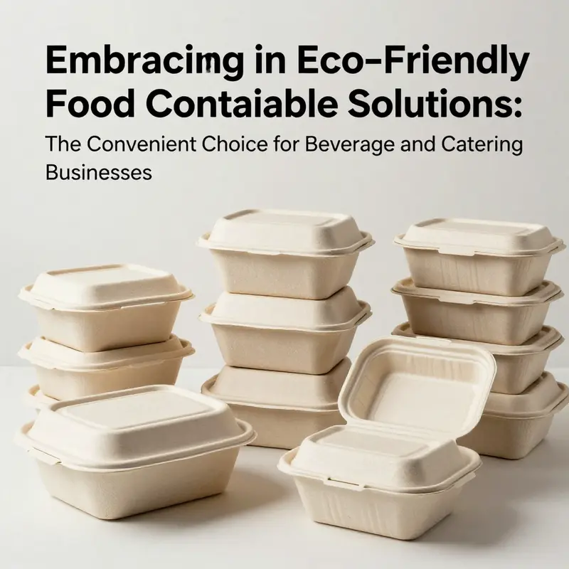 A variety of disposable food containers highlighting different materials and their unique qualities.