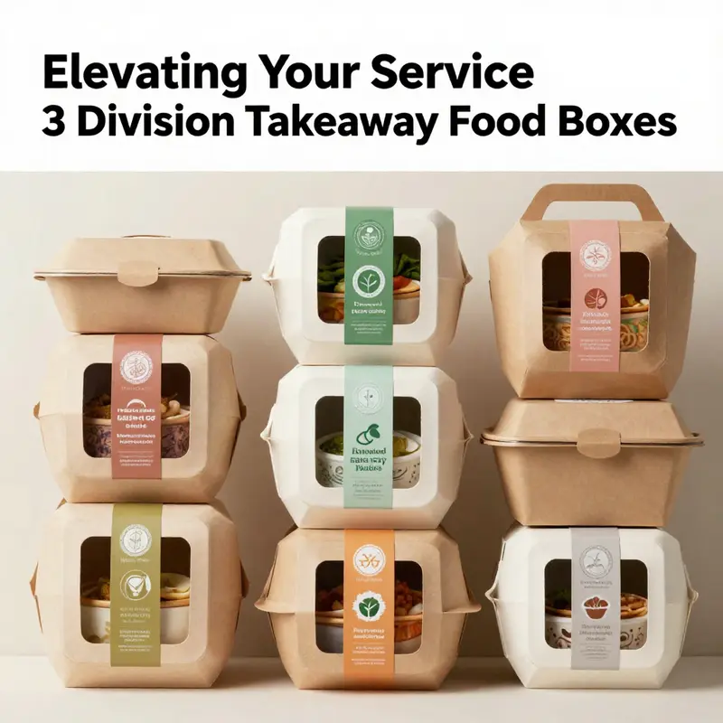 Inside a modern facility where 3 division takeaway food boxes with windows are produced.