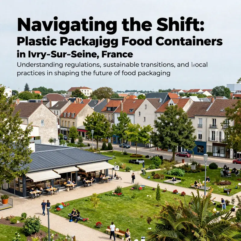 A panoramic view of Ivry-sur-Seine showcasing its commitment to sustainability amidst urban settings.