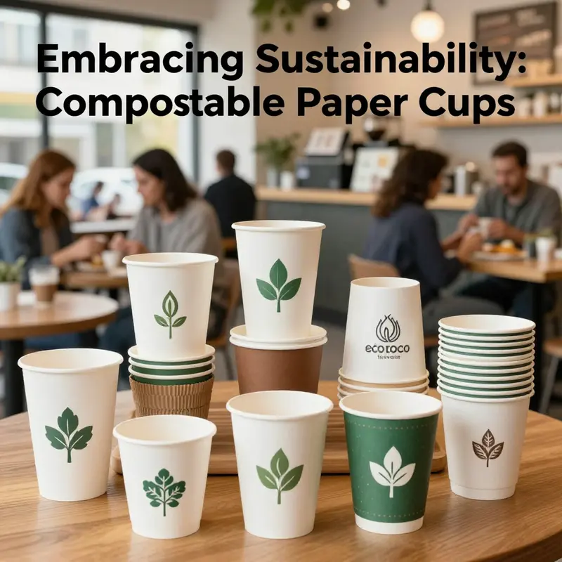 The inner workings of a compostable paper cup demonstrating its eco-friendly materials.
