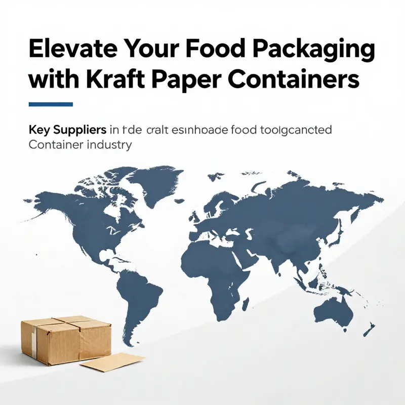 An array of kraft paper food containers reflecting their versatility and eco-friendly nature.