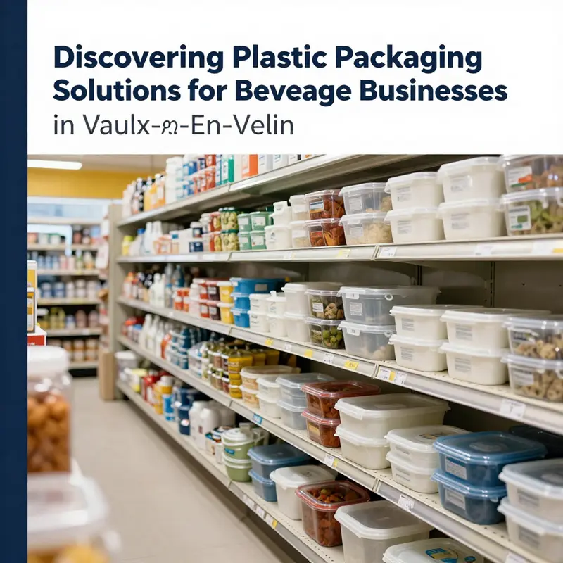 Shops in Vaulx-en-Velin providing diverse plastic food packaging options to local businesses.