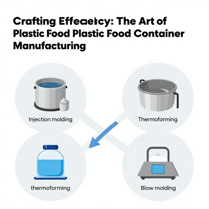 An injection molding machine producing high-precision food containers.