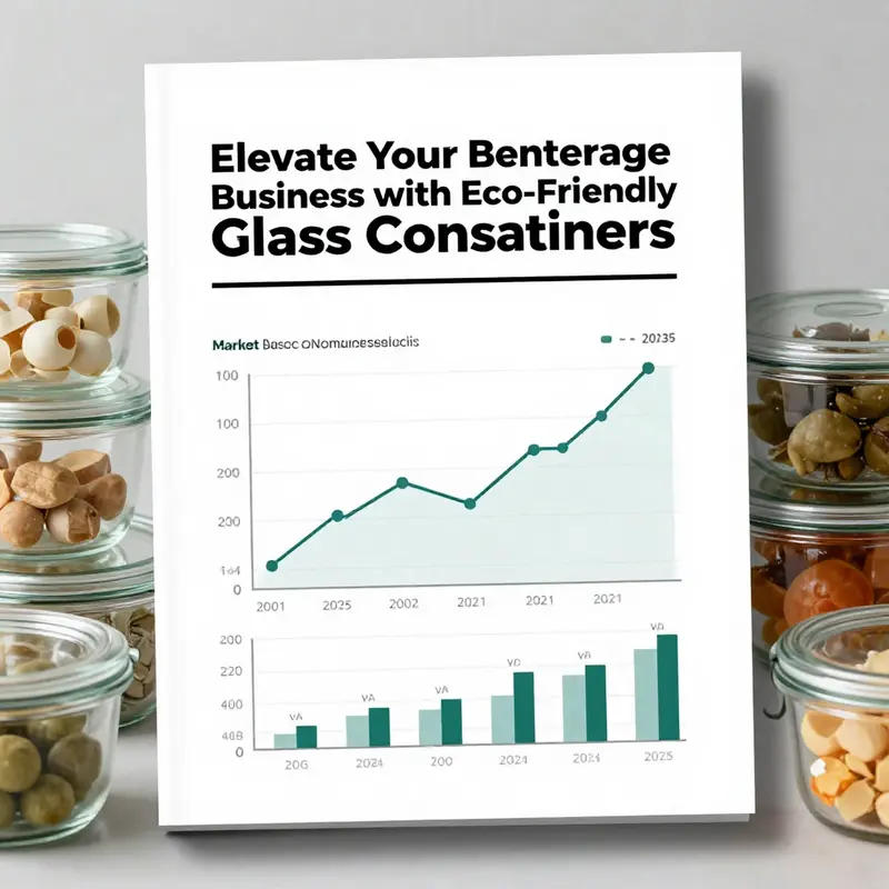 A showcase of eco-friendly glass containers reflecting contemporary design.