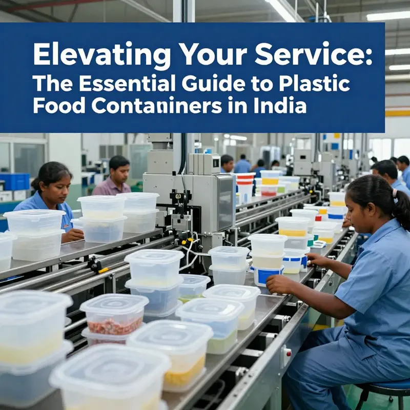 Overview of a modern plastic food container manufacturing facility showcasing production efficiency.