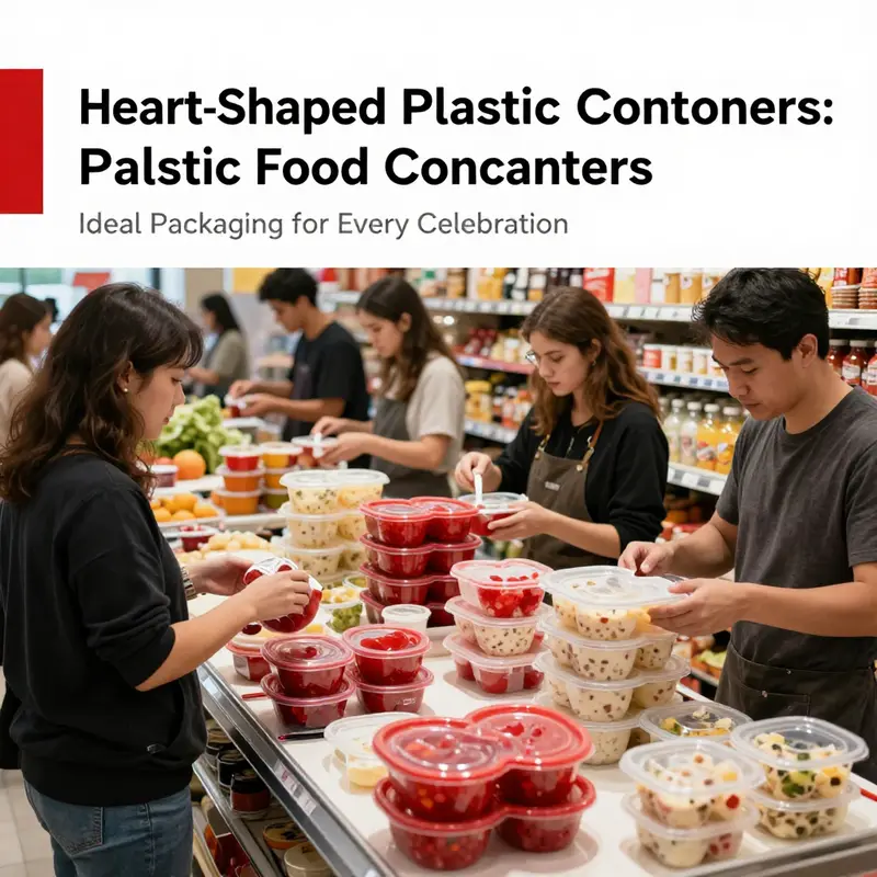 Diverse heart-shaped containers highlighting their different materials and characteristics.