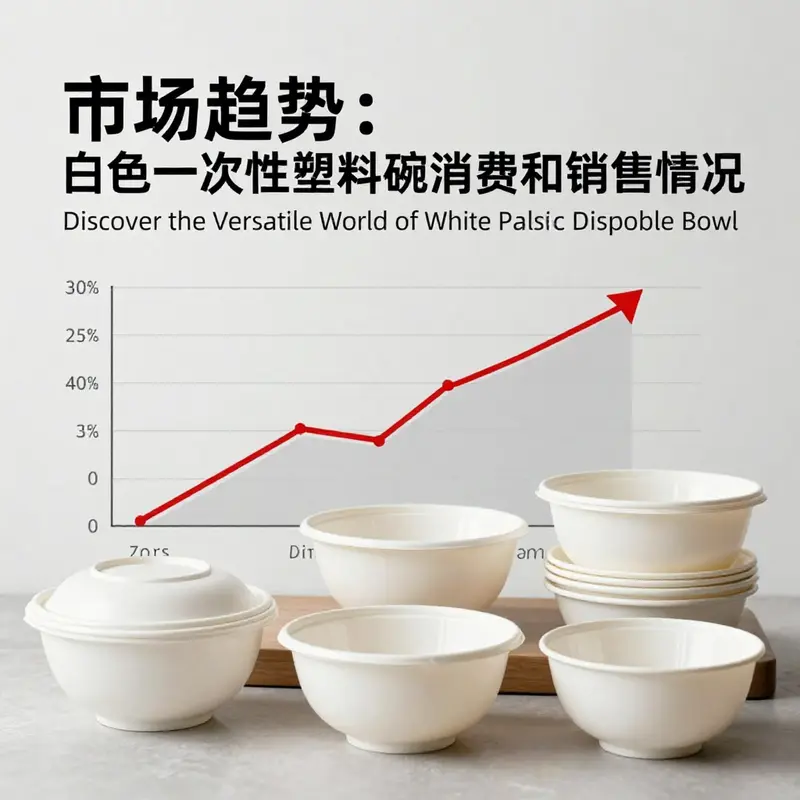 PP white disposable bowls are ideal for serving hot and cold dishes, demonstrating their versatility in food service.