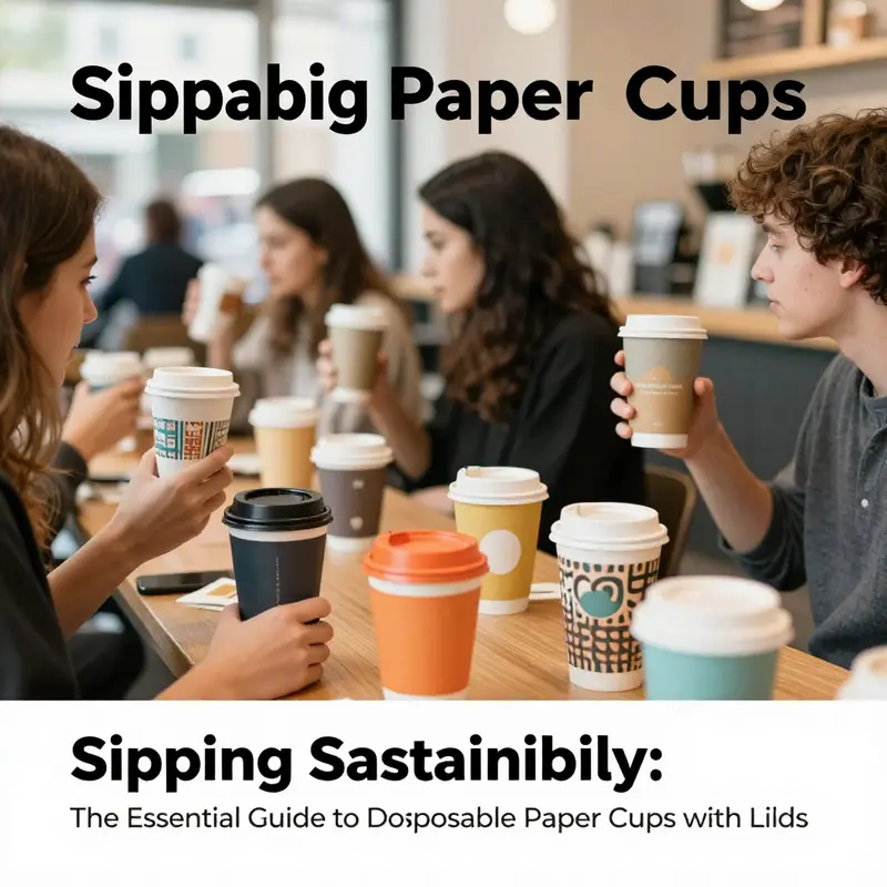 Current market trends reflect the growing popularity of disposable paper cups with lids in cafes and beverage businesses.