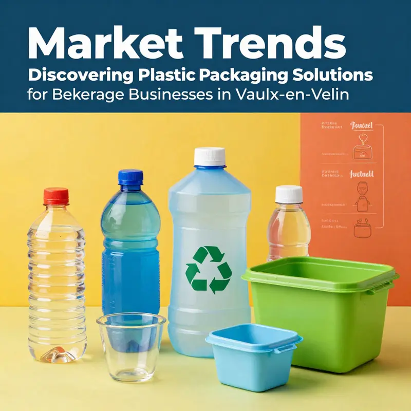 Shops in Vaulx-en-Velin providing diverse plastic food packaging options to local businesses.