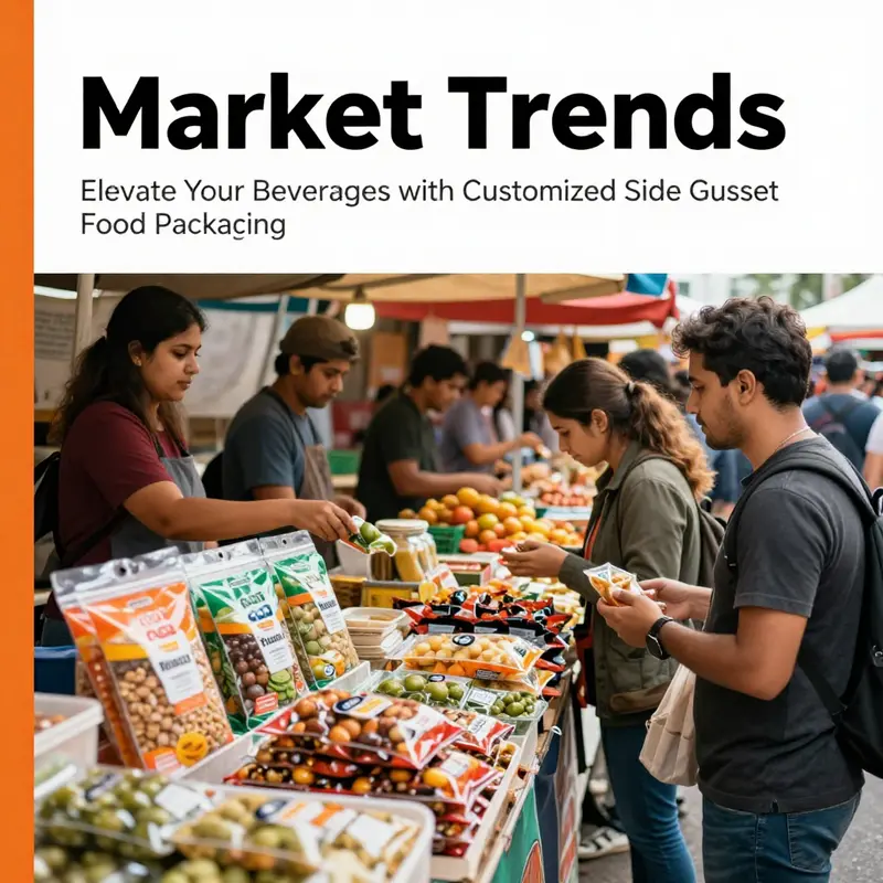 Side gusset bags enhance product visibility while maximizing storage capacity.