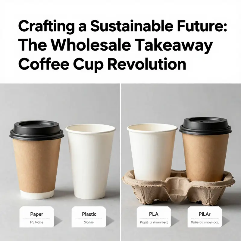 Comparing material choices in takeaway coffee cups and their impact on pricing.