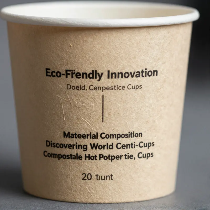 The lifecycle of compostable cups showcasing their positive environmental impact through composting.