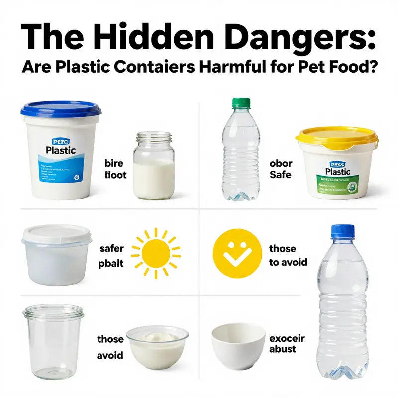 Chemical leaching from plastic containers can pose serious health risks to pets, including hazardous substances like BPA and phthalates.