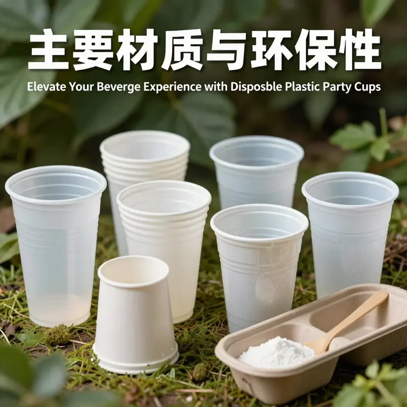 A display of colorful disposable plastic party cups suitable for various festive occasions.