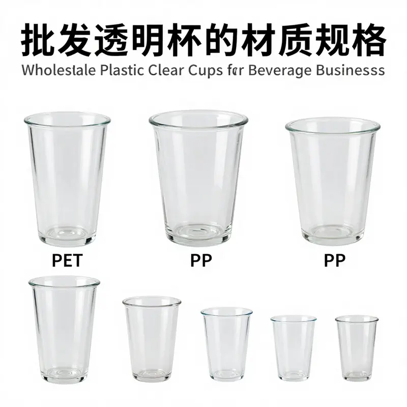 Vibrant marketplace showcasing a variety of wholesale plastic clear cups, reflecting the robust demand in China.