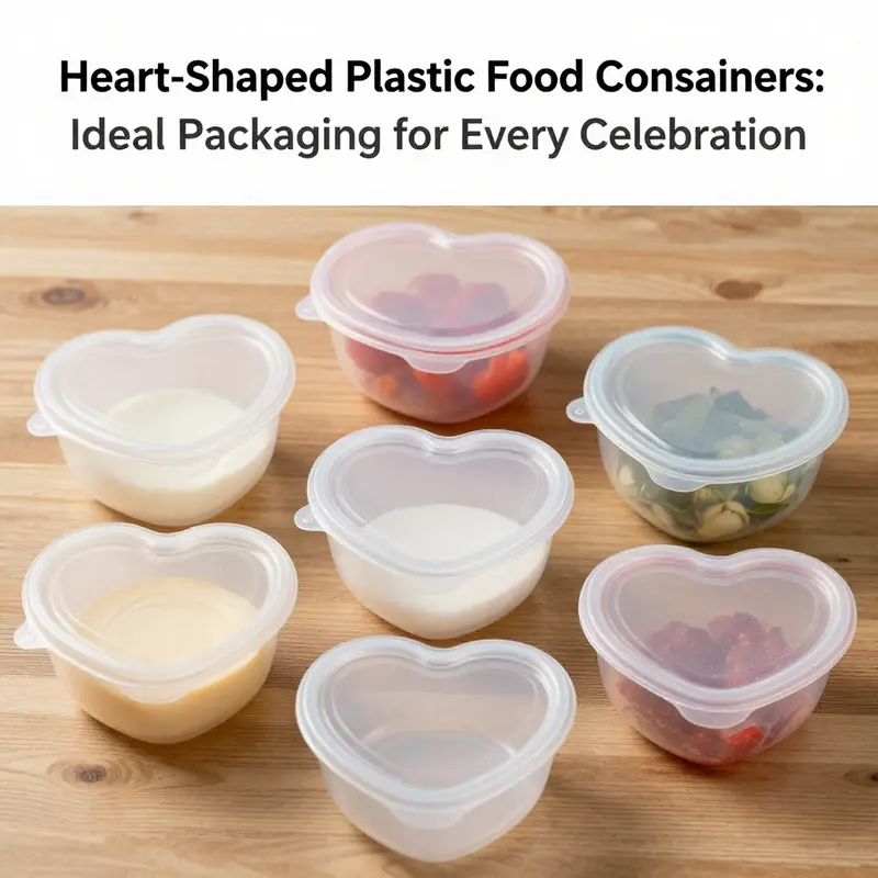 Diverse heart-shaped containers highlighting their different materials and characteristics.