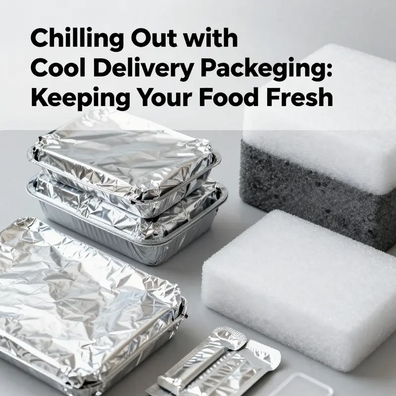 A showcase of diverse food and beverage items packed carefully in insulated packaging, emphasizing freshness and quality.