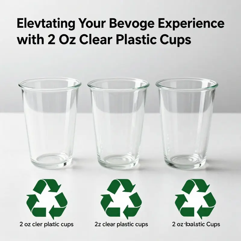 Diverse uses of 2 oz clear plastic cups enhance their appeal in various settings.