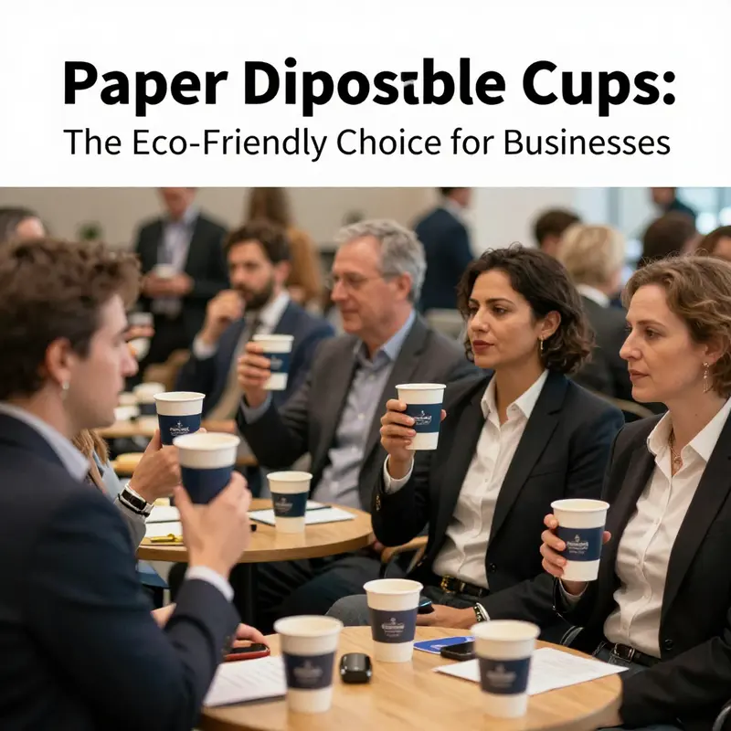 Various types of paper disposable cups highlighting their material composition.