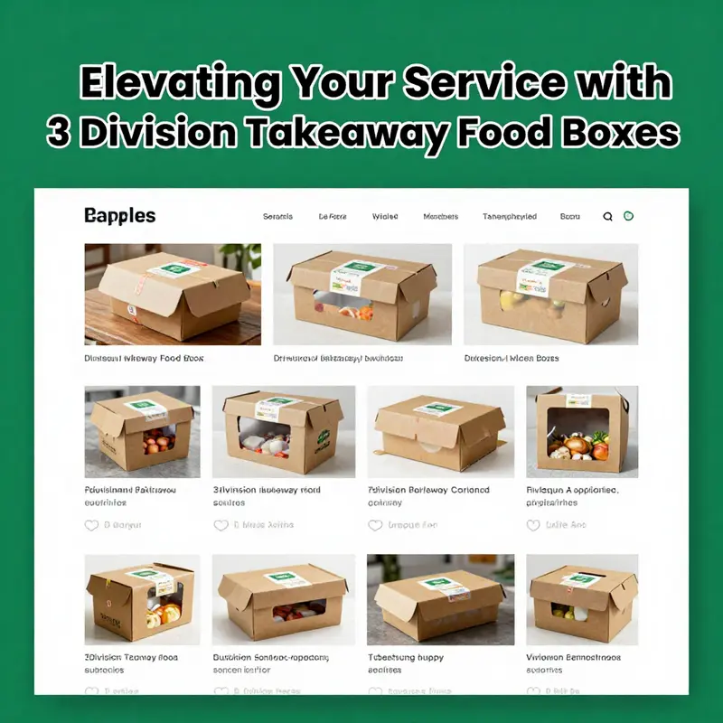 Inside a modern facility where 3 division takeaway food boxes with windows are produced.