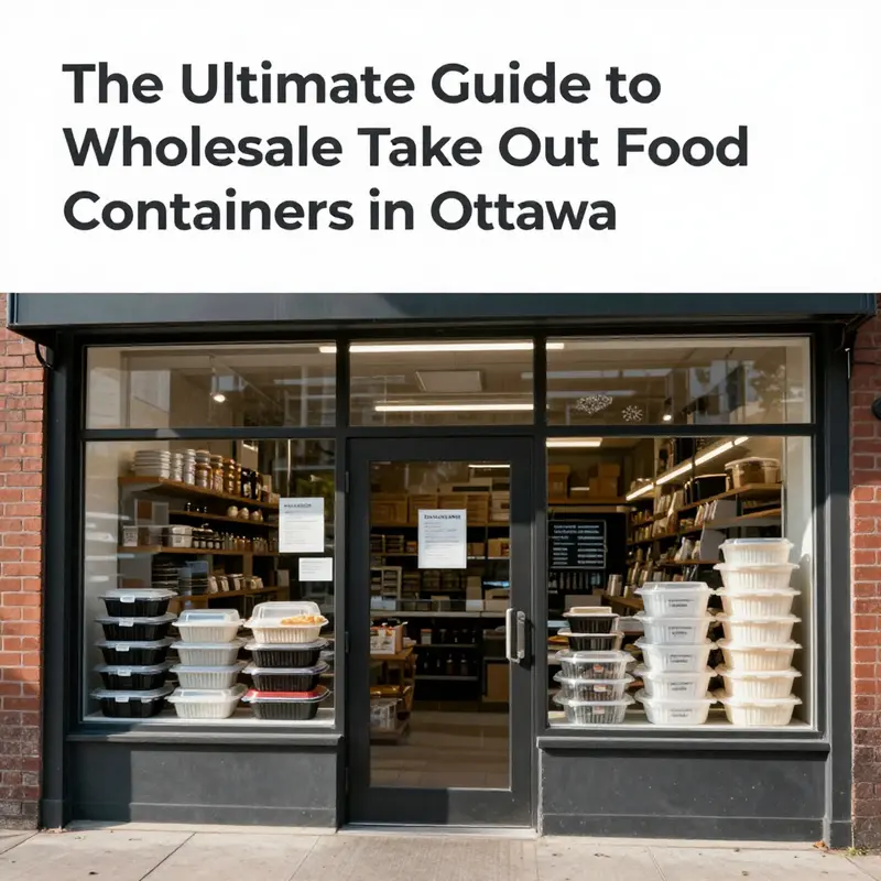 Ottawa Fastener Supply offers a variety of eco-friendly takeout containers suitable for food service businesses.