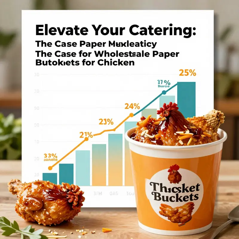 Market trends showcasing the increasing demand for paper buckets in the food service industry.