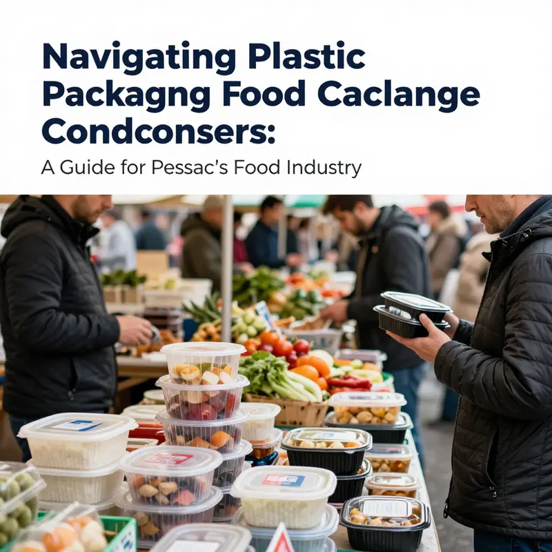 Vibrant market scene in Pessac, France, illustrates the trend of using plastic food containers effectively.