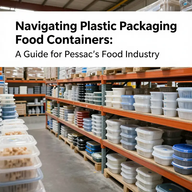 Vibrant market scene in Pessac, France, illustrates the trend of using plastic food containers effectively.