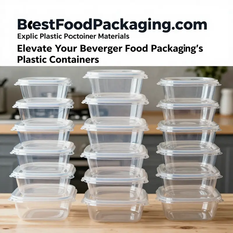 A range of high-quality plastic food containers showcasing the durability and clarity ideal for beverage services.