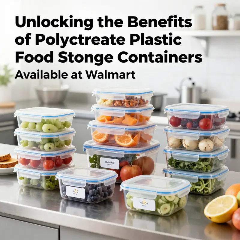 Polycarbonate containers displaying their transparent design and organizational features in a busy kitchen.