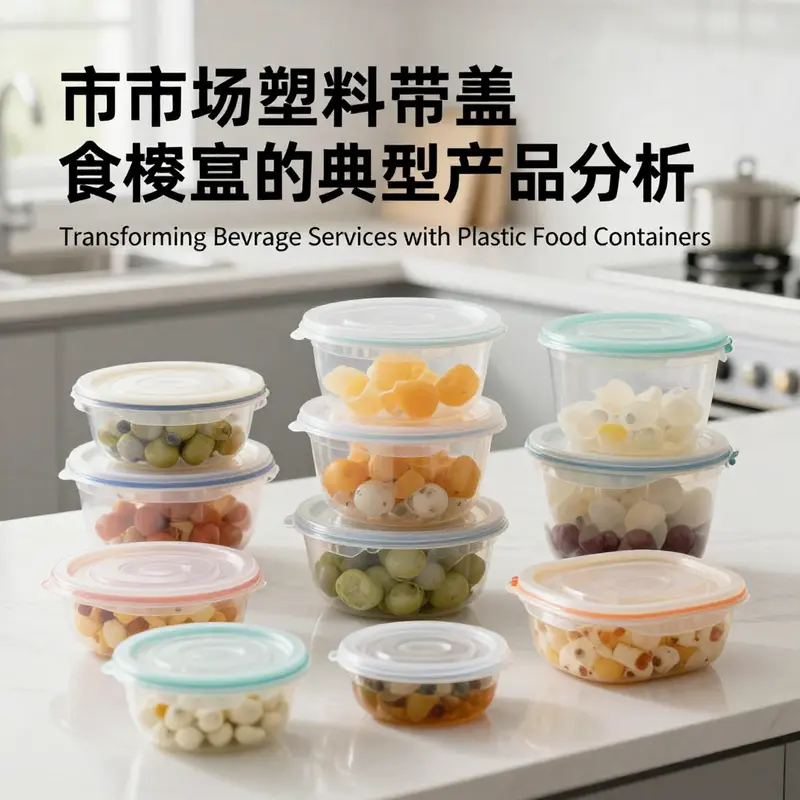 Polypropylene food containers highlighting their clarity and durability.