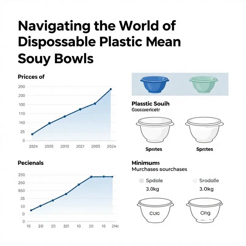 A variety of disposable plastic soup bowls from top manufacturers, catering to diverse culinary needs.