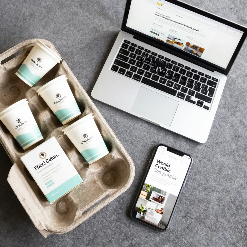 The lifecycle of compostable cups showcasing their positive environmental impact through composting.