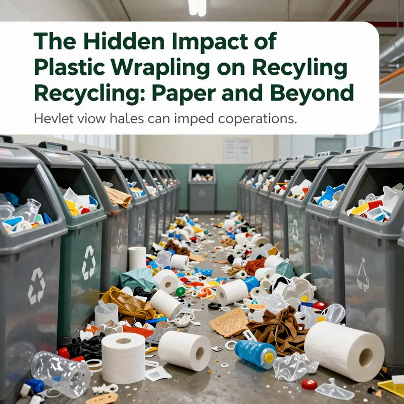 Plastic contamination in recycling systems poses serious challenges.