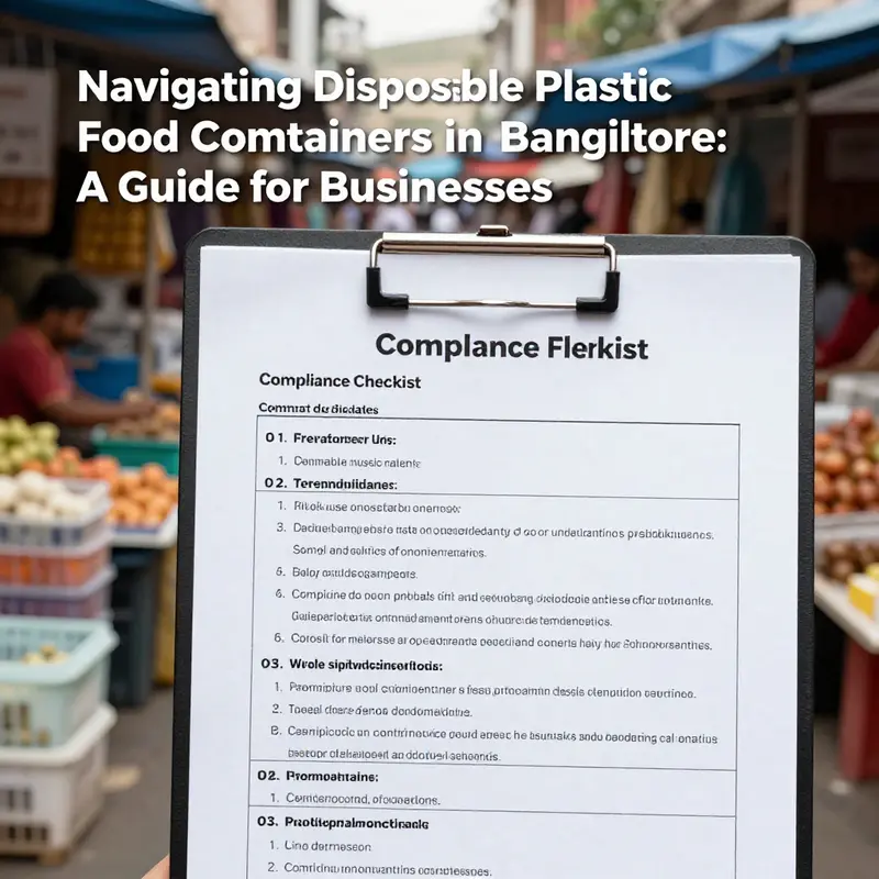 Diverse disposable food containers used in Bangalore’s vibrant food industry.