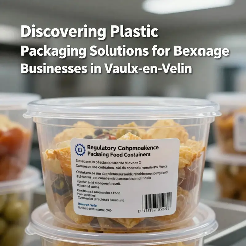 Shops in Vaulx-en-Velin providing diverse plastic food packaging options to local businesses.
