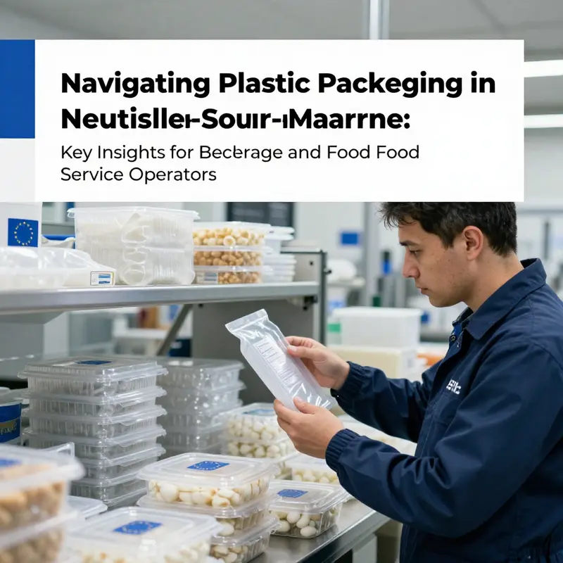 An inspection of plastic food packaging materials emphasizing regulatory compliance.