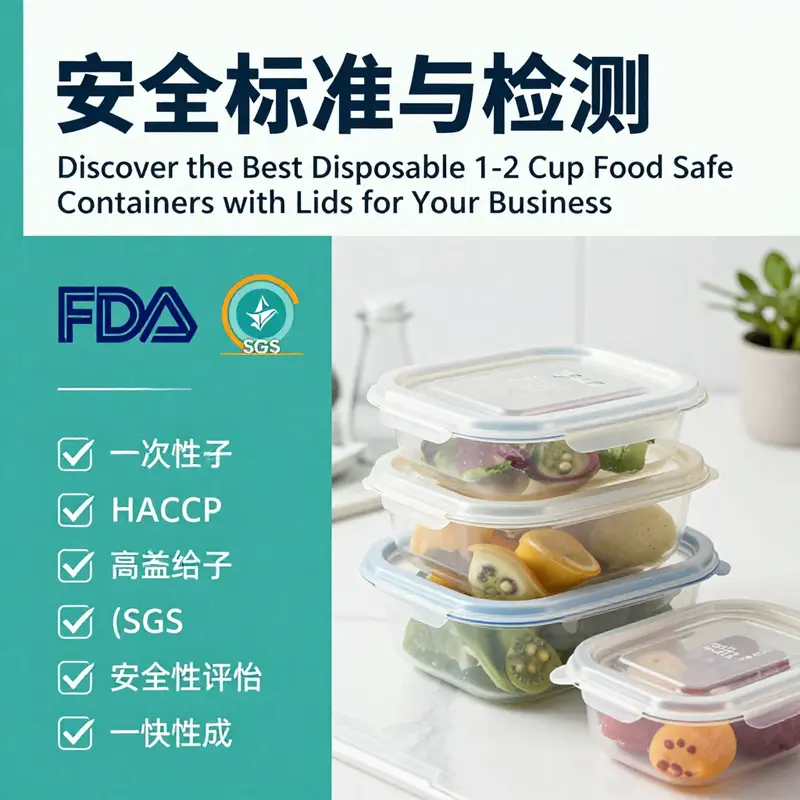 An array of disposable food safe containers showcasing different materials and their applications.