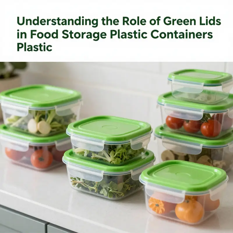 Analyzing safety issues associated with plastic food storage containers with green lids.